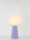 Clemence – Lampe à poser pastel lilas, médium