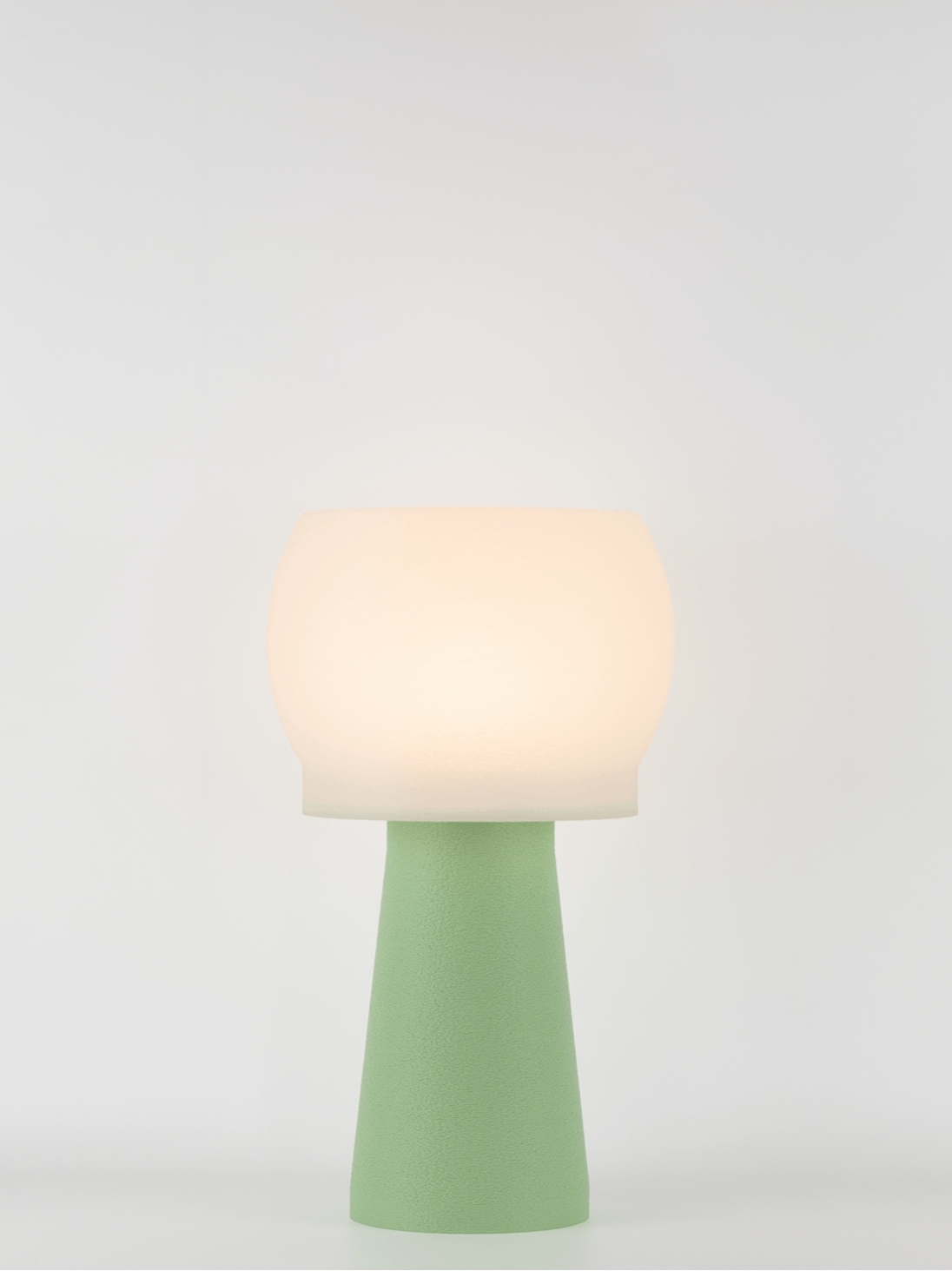 Clemence – Lampe à poser pastel verte, médium
