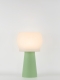 Clemence – Lampe à poser pastel verte, médium