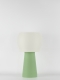 Clemence – Lampe à poser pastel verte, médium