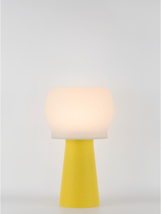 Clemence – Lampe à poser granit jaune, médium