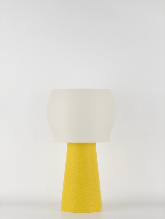 Clemence – Lampe à poser granit jaune, médium
