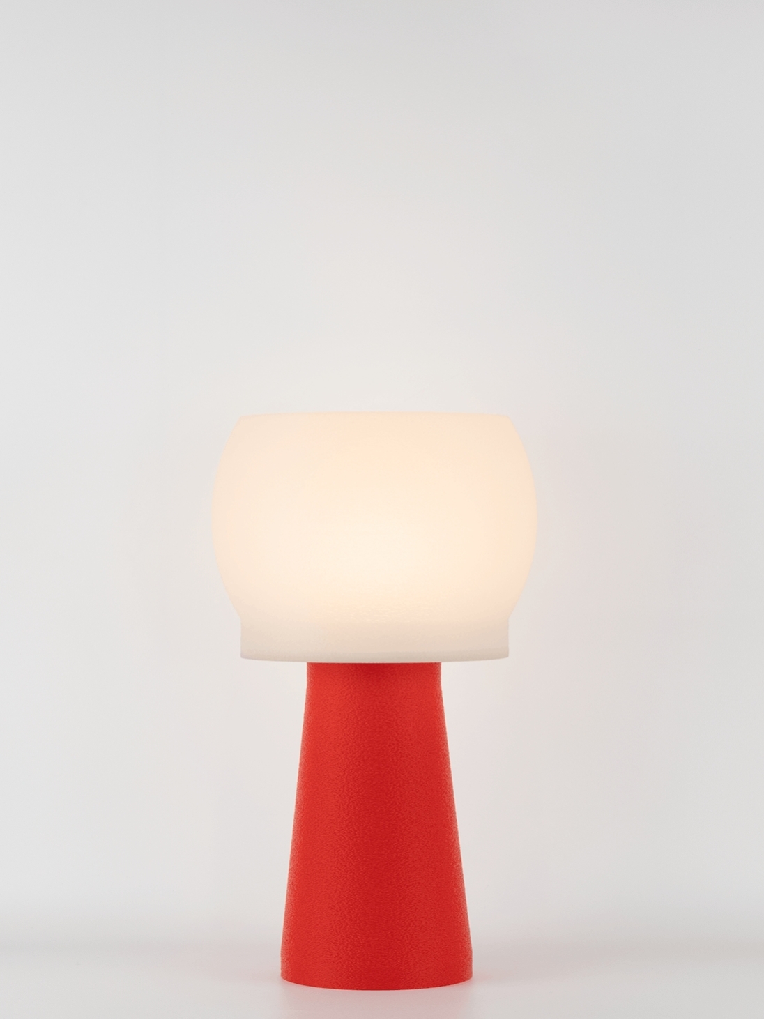 Clemence – Lampe à poser pop rouge, médium