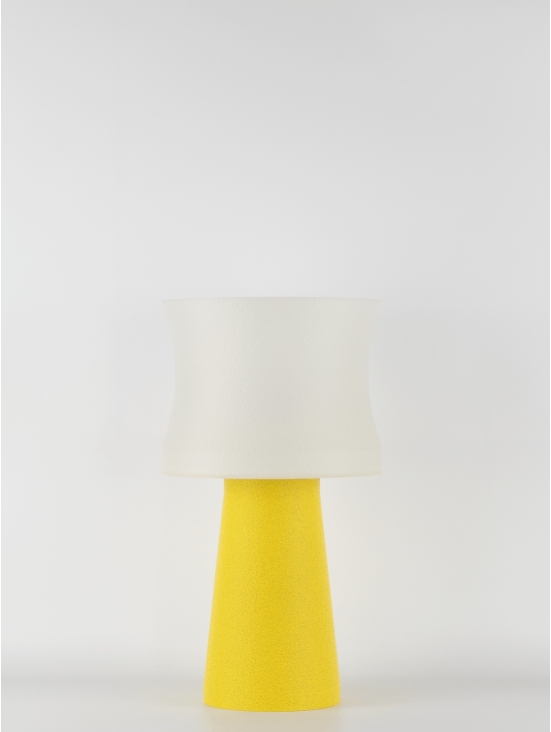 Aurélie – Lampe à poser granit jaune, médium