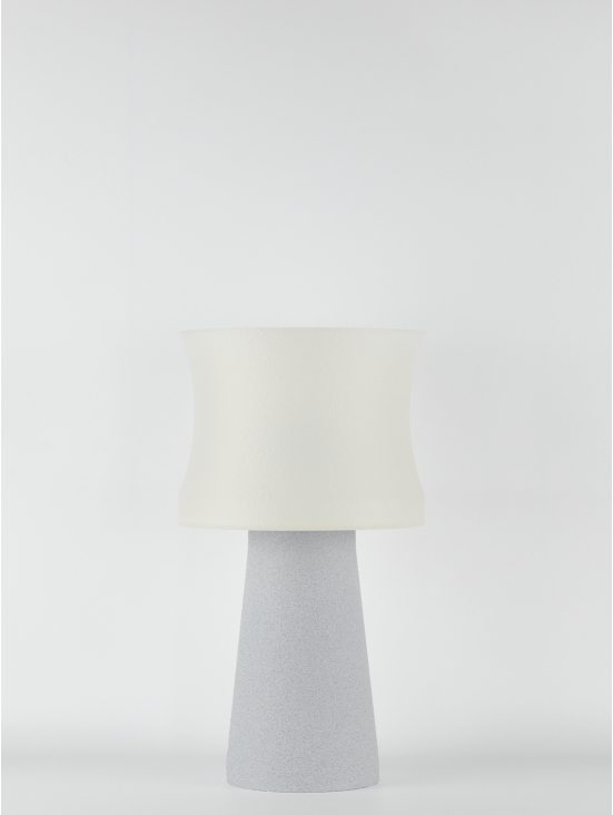 Aurélie – Lampe à poser granit grise, médium