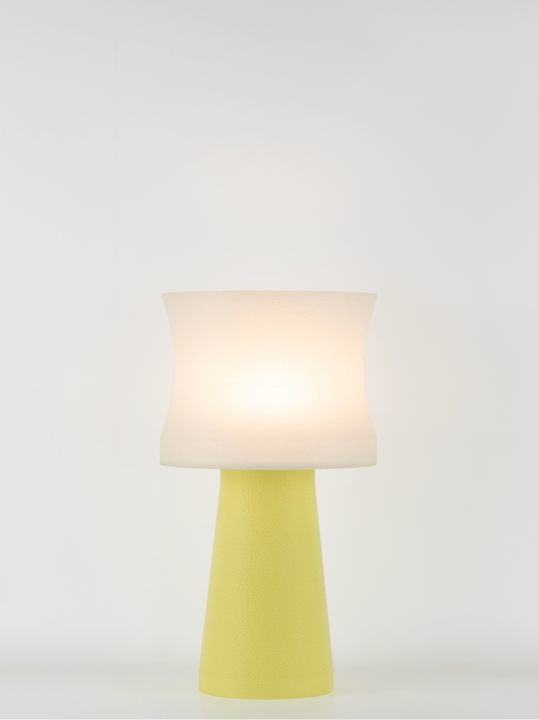 Aurélie – Lampe à poser pastel jaune, médium