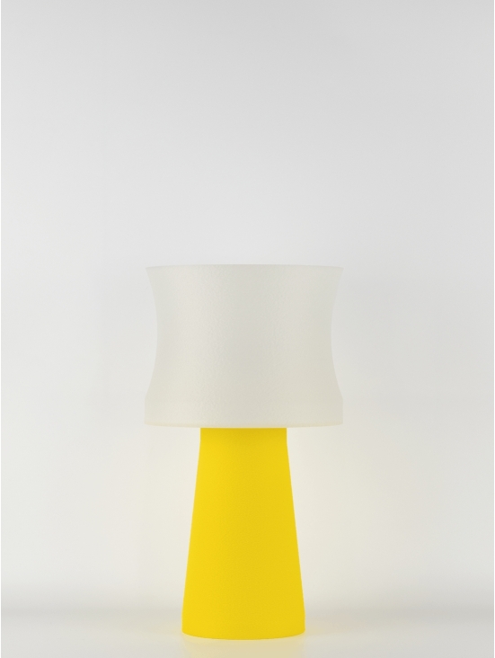 Aurélie – Lampe à poser pop jaune, médium