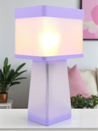 Gabrielle – Lampe à poser design, Couleurs PASTEL, Équilibre – Luminaire haut de gamme en impression 3D