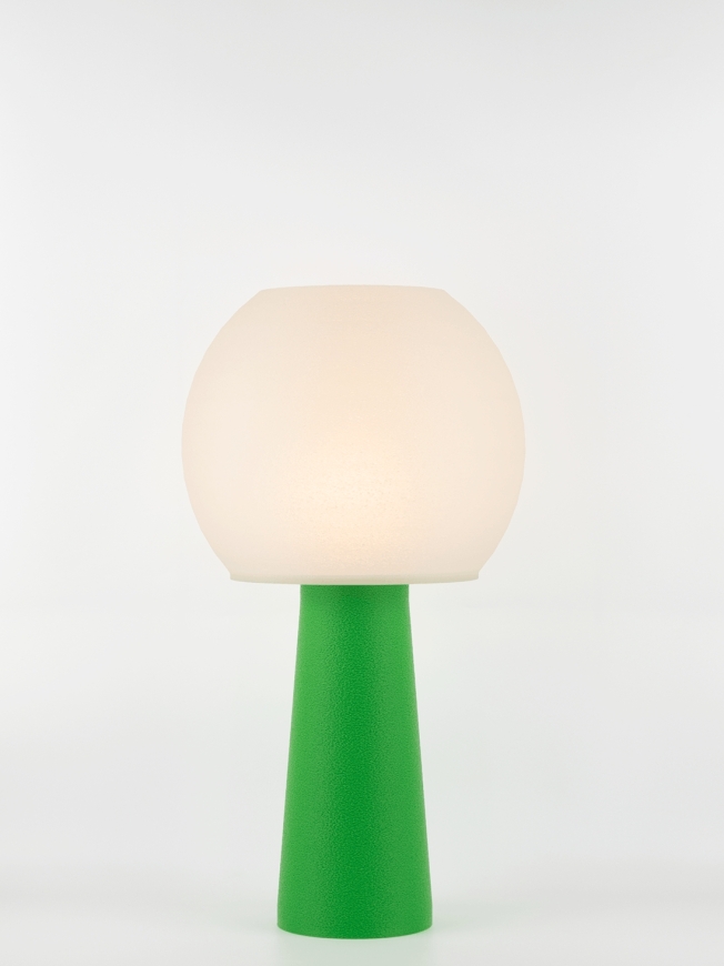 Clarisse – Lampe à poser pop verte, large