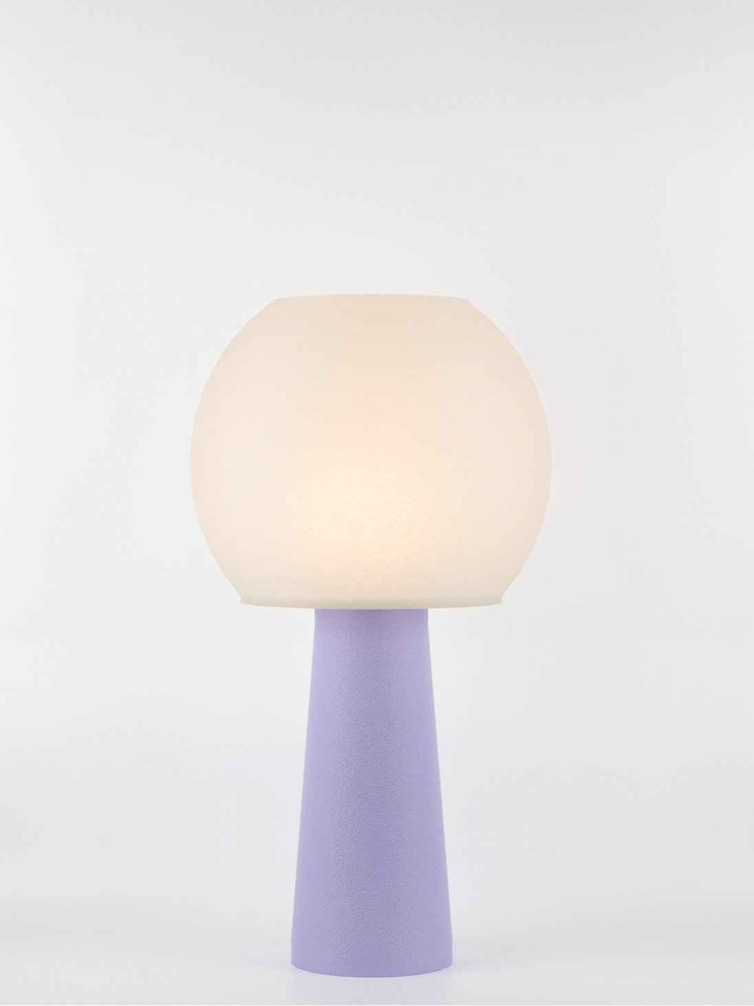 Clarisse – Lampe à poser pastel lilas, large