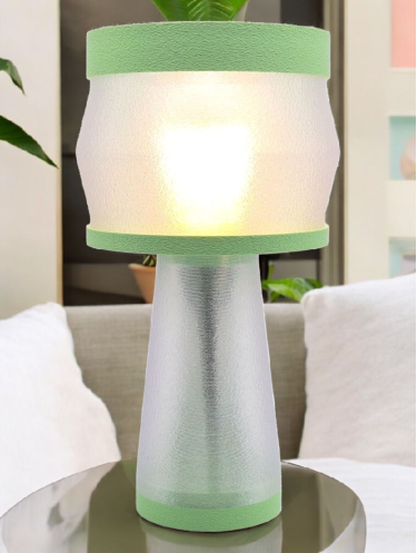 Aurélie – Lampe à poser design, Couleurs PASTEL, Équilibre – Luminaire haut de gamme en impression 3D