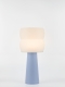 Stella – Lampe à poser pastel bleu, large