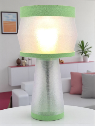 Aurélie – Lampe à poser design, Couleurs PASTEL, Équilibre – Luminaire haut de gamme en impression 3D