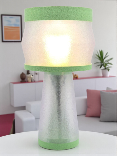 Aurélie – Lampe à poser design, Couleurs PASTEL, Équilibre – Luminaire haut de gamme en impression 3D