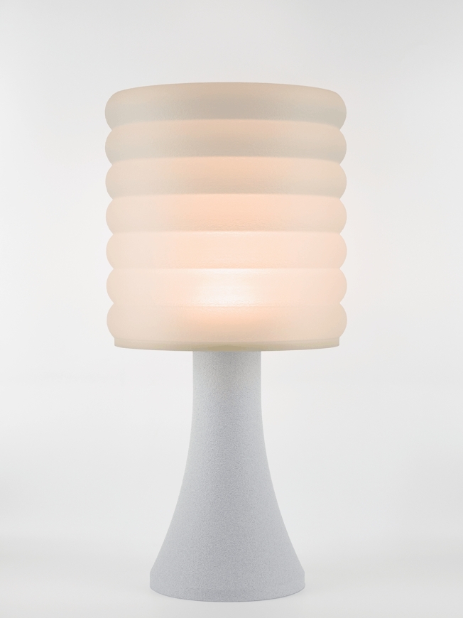 Micheline – Lampe granit grise, extra large