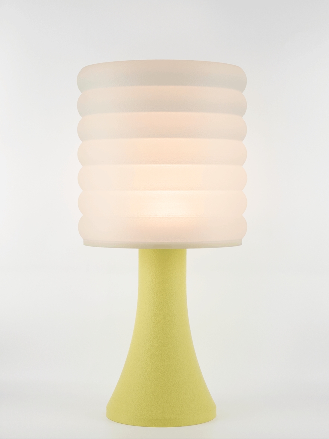 Micheline – Lampe pastel jaune, extra large