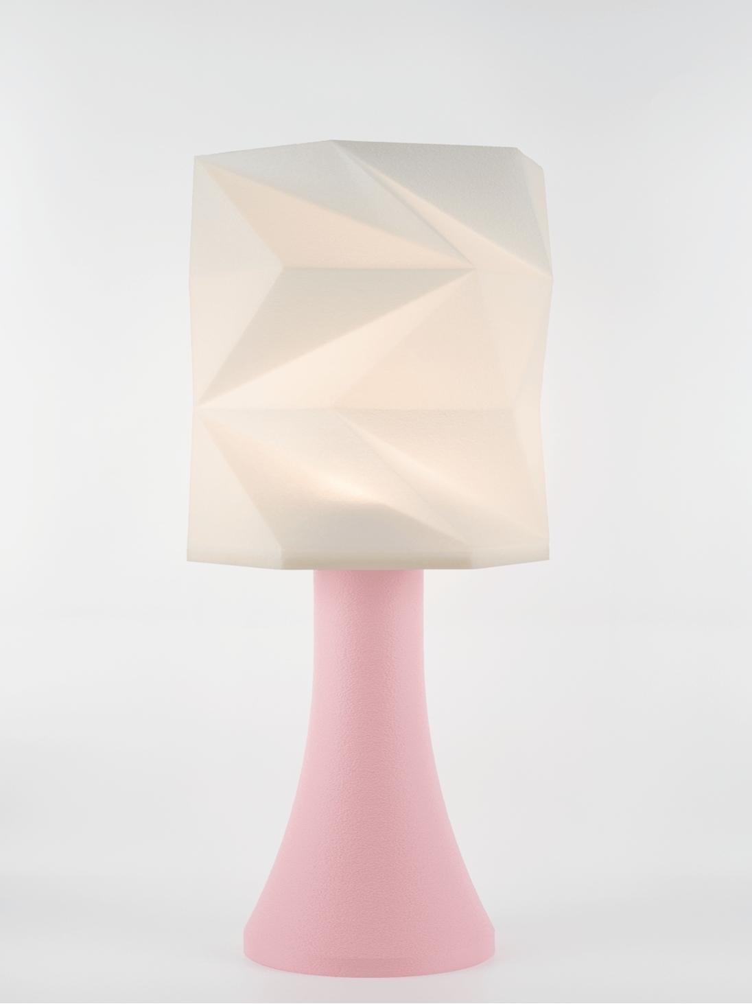 Simone – Lampe pastel rose, extra large