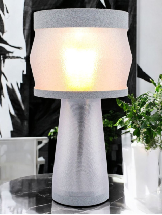Aurélie – Lampe à poser design, GRANIT, Équilibre