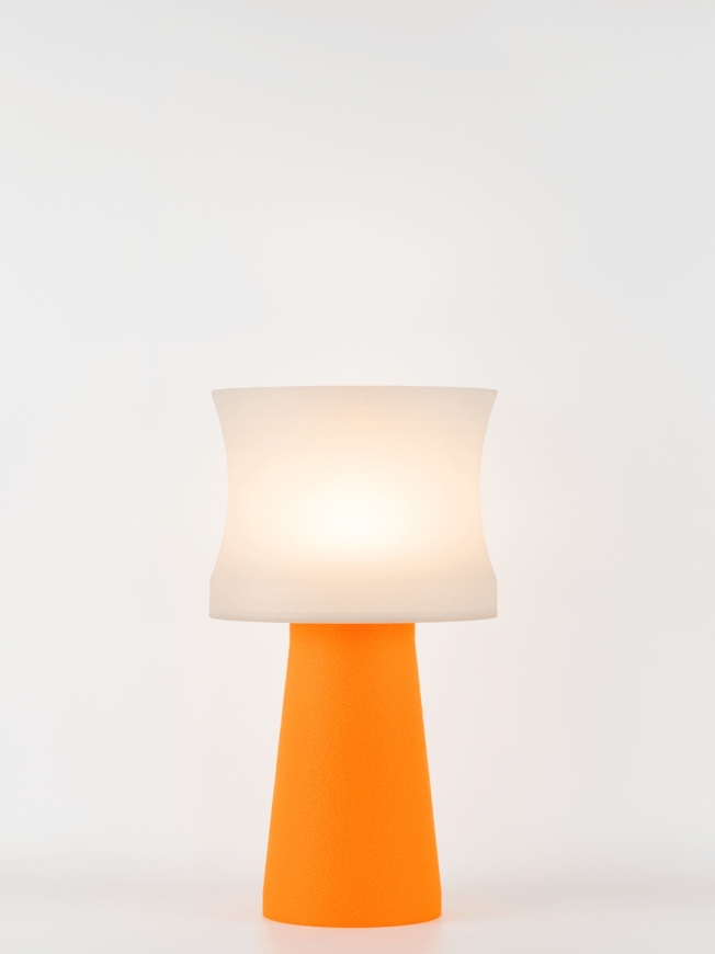 Aurélie – Lampe à poser pop orange, médium