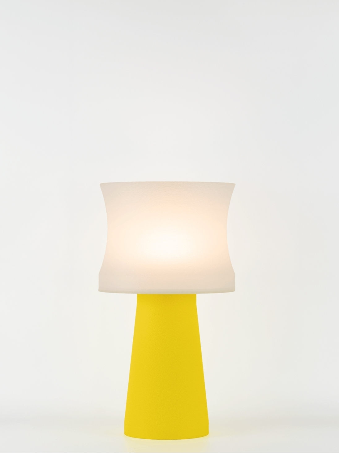 Aurélie – Lampe à poser pop jaune, médium