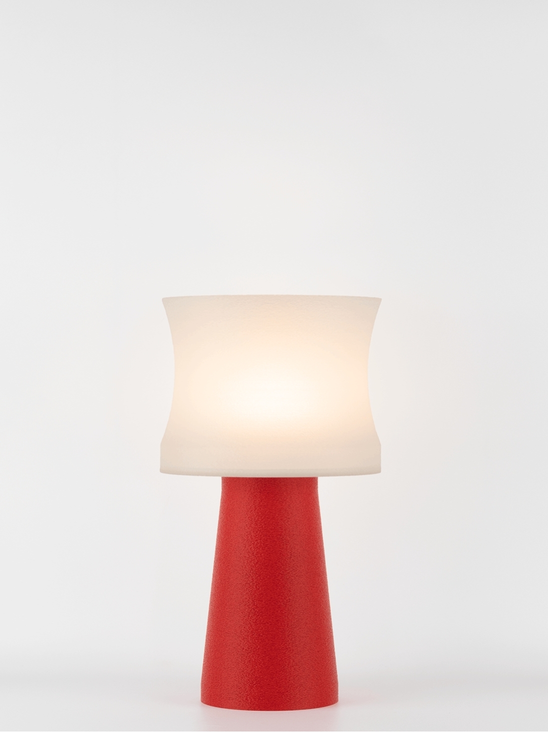 Aurélie – Lampe à poser design, base Granit & abat-jour coquilles Saint-Jacques