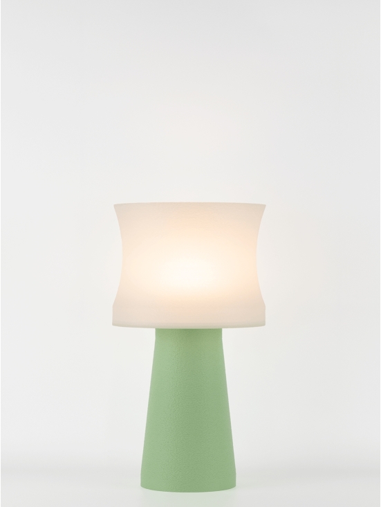 Aurélie – Lampe à poser pastel verte, médium