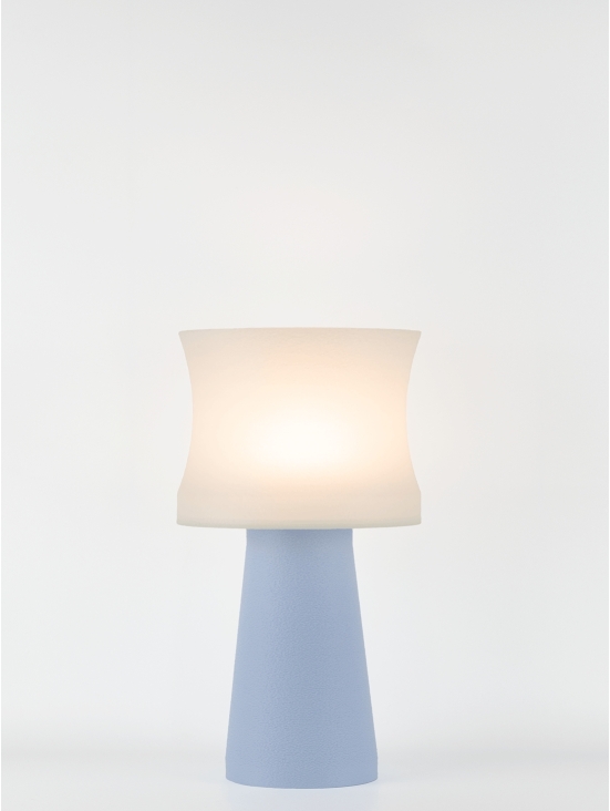 Aurélie – Lampe à poser pastel bleu, médium
