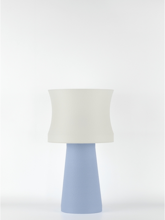 Aurélie – Lampe à poser pastel bleu, médium