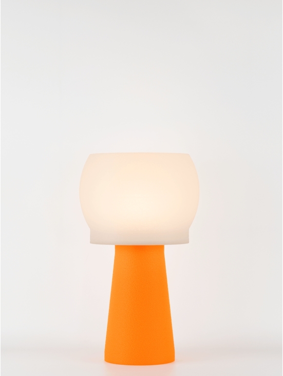 Clemence – Lampe à poser pop orange, médium
