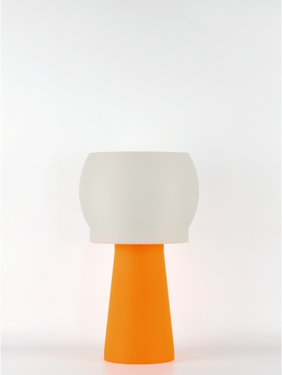 Clemence – Lampe à poser pop orange, médium