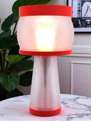 Clémence – Lampe à poser design, GRANIT, Équilibre