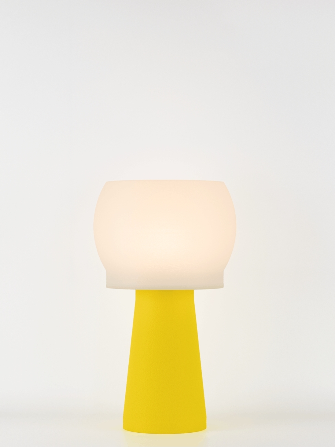 Clemence – Lampe à poser pop jaune, médium