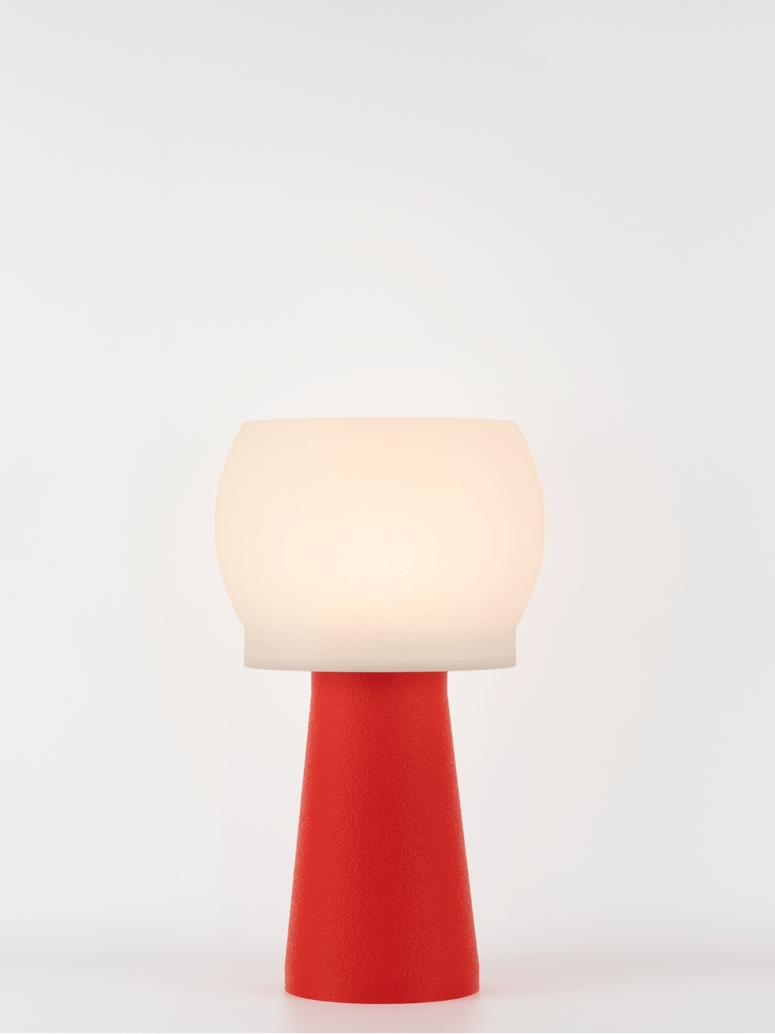 Clemence – Lampe à poser pop rouge, médium