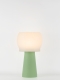 Clemence – Lampe à poser pastel verte, médium