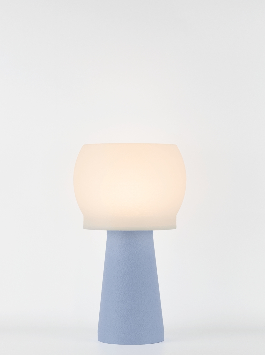 Clemence – Lampe à poser pastel bleu, médium