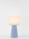 Clemence – Lampe à poser pastel bleu, médium
