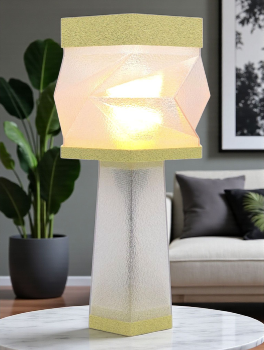 Élise – Lampe à poser design, Couleurs GRANIT, Équilibre – Luminaire haut de gamme en impression 3D