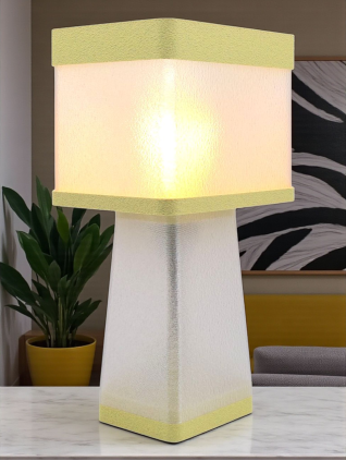 Gabrielle – Lampe à poser design, Couleurs GRANIT, Équilibre – Luminaire haut de gamme en impression 3D