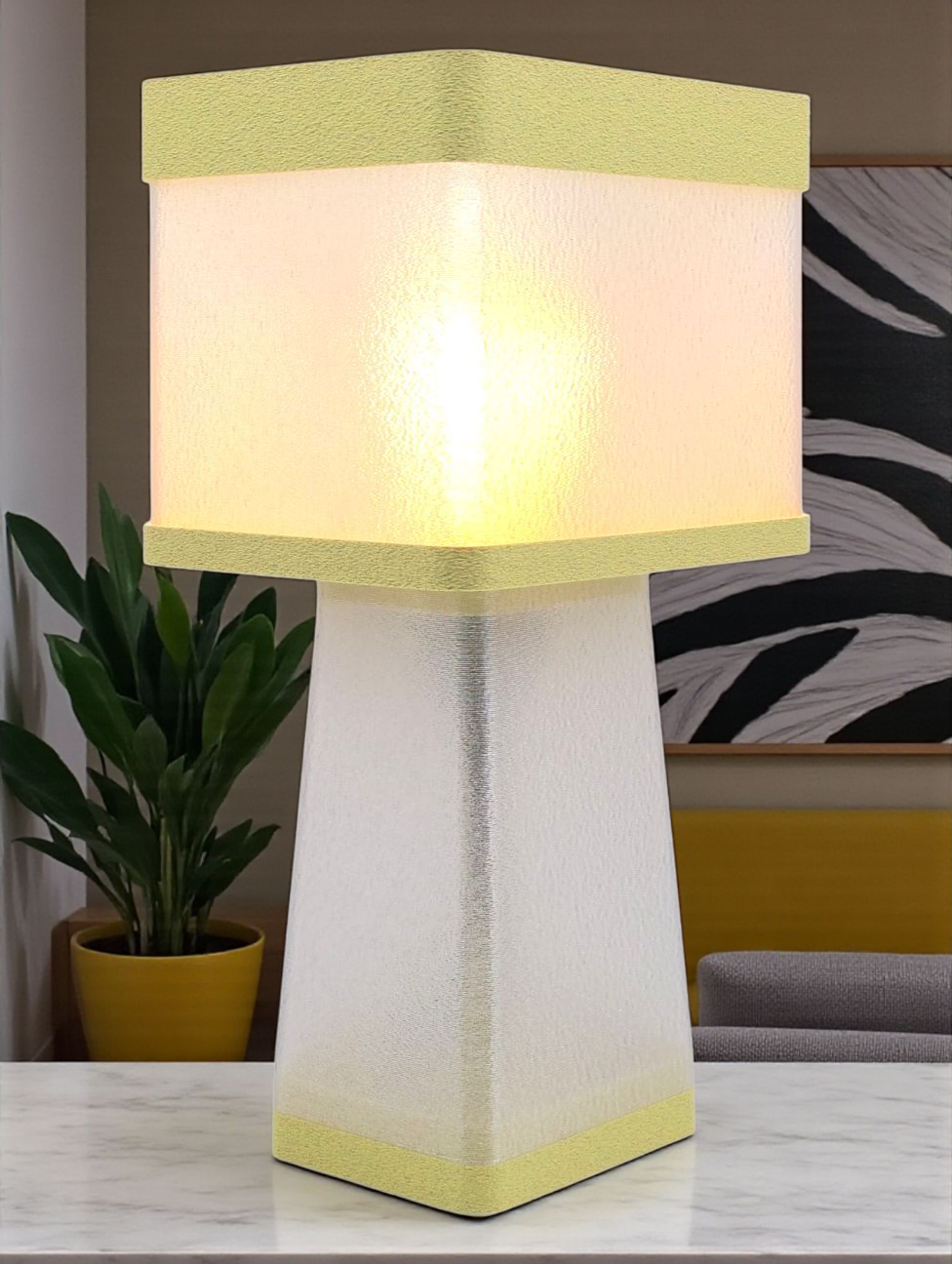 Gabrielle – Lampe à poser design, GRANIT, Équilibre Gabrielle – Lampe à poser design, GRANIT, Équilibre