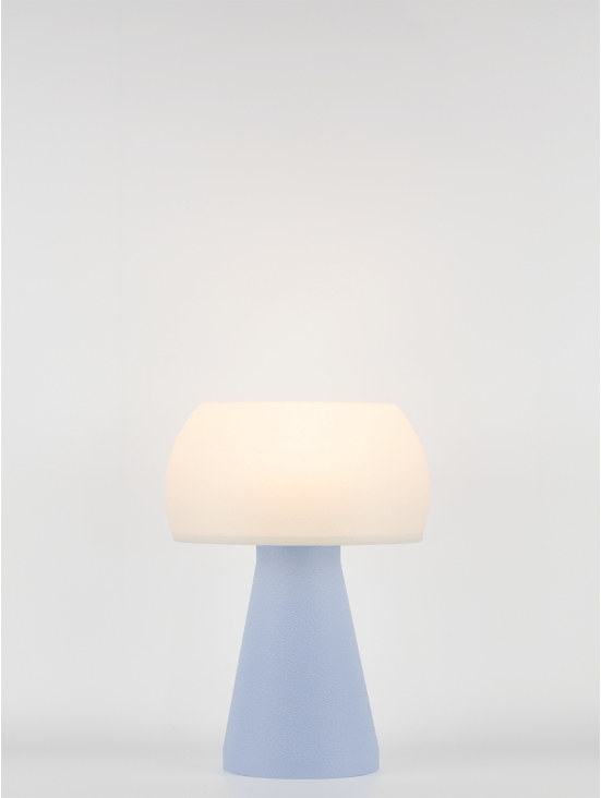 Annie – Lampe à poser pastel bleu, small