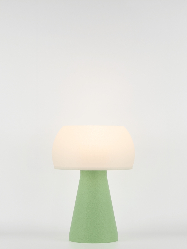 Annie – Lampe à poser pastel verte, small