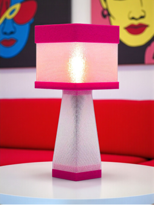 Aline – Lampe à poser en impression 3D – Disponible en toutes couleurs POP
