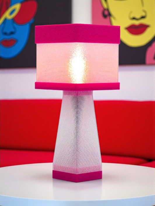 Aline – Lampe à poser en impression 3D – Disponible en toutes couleurs POP