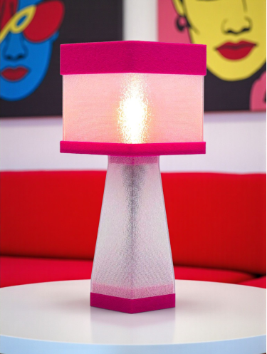 Aline – Lampe à poser en impression 3D – Disponible en toutes couleurs POP