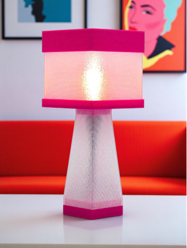 Aline – Lampe à poser en impression 3D – Disponible en toutes couleurs POP