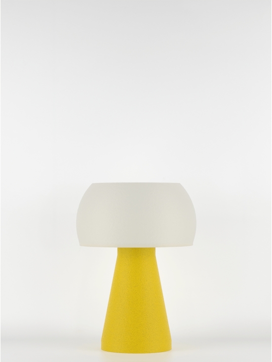 Annie – Lampe à poser granit jaune, small