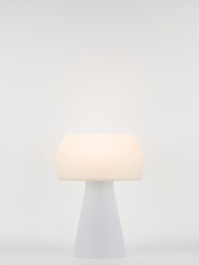 Annie – Lampe à poser granit grise, small