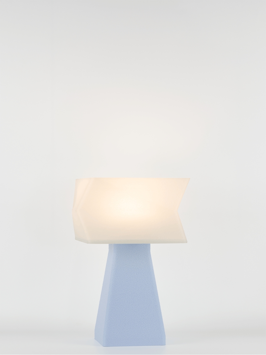Juliane – Lampe à poser pastel bleu, small
