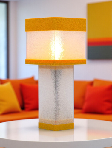 Jacqueline – Lampe à poser en impression 3D – Disponible en toutes couleurs POP