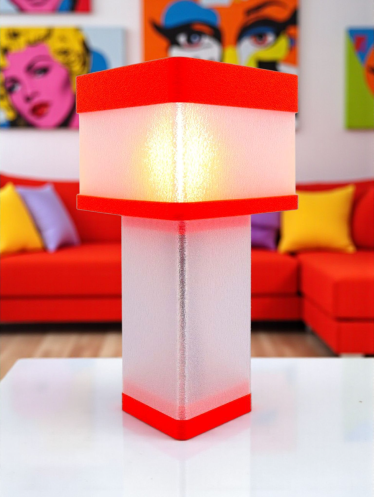 Maelle – Lampe à poser en impression 3D – Disponible en toutes couleurs POP